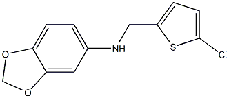 N-[(5-chlorothiophen-2-yl)methyl]-2H-1,3-benzodioxol-5-amine Struktur