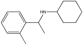 N-[1-(2-methylphenyl)ethyl]cyclohexanamine Struktur