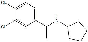 N-[1-(3,4-dichlorophenyl)ethyl]cyclopentanamine Struktur