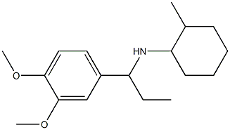 N-[1-(3,4-dimethoxyphenyl)propyl]-2-methylcyclohexan-1-amine Struktur