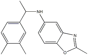 N-[1-(3,4-dimethylphenyl)ethyl]-2-methyl-1,3-benzoxazol-5-amine Struktur