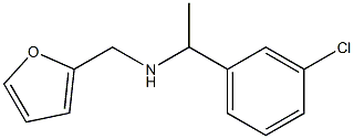 N-[1-(3-chlorophenyl)ethyl]-N-(2-furylmethyl)amine Struktur