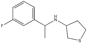 N-[1-(3-fluorophenyl)ethyl]thiolan-3-amine Struktur