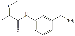 N-[3-(aminomethyl)phenyl]-2-methoxypropanamide Struktur