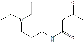 N-[3-(diethylamino)propyl]-3-oxobutanamide Struktur