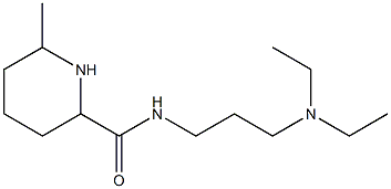 N-[3-(diethylamino)propyl]-6-methylpiperidine-2-carboxamide Struktur