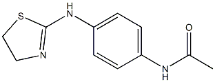 N-[4-(4,5-dihydro-1,3-thiazol-2-ylamino)phenyl]acetamide Struktur