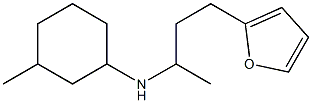 N-[4-(furan-2-yl)butan-2-yl]-3-methylcyclohexan-1-amine Struktur