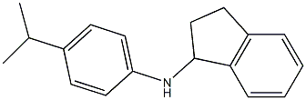 N-[4-(propan-2-yl)phenyl]-2,3-dihydro-1H-inden-1-amine Struktur