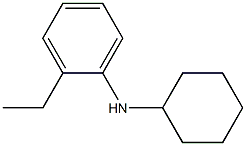 N-cyclohexyl-2-ethylaniline Struktur