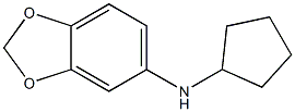 N-cyclopentyl-2H-1,3-benzodioxol-5-amine Struktur