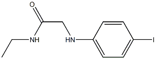 N-ethyl-2-[(4-iodophenyl)amino]acetamide Struktur