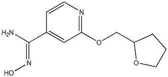 N'-hydroxy-2-(tetrahydrofuran-2-ylmethoxy)pyridine-4-carboximidamide Struktur