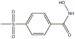 N-hydroxy-4-(methylsulfonyl)benzamide Struktur