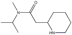 N-methyl-2-(piperidin-2-yl)-N-(propan-2-yl)acetamide Struktur