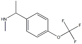 N-methyl-N-{1-[4-(trifluoromethoxy)phenyl]ethyl}amine Struktur