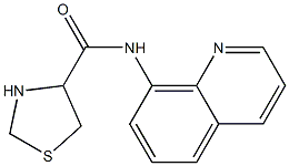 N-quinolin-8-yl-1,3-thiazolidine-4-carboxamide Struktur