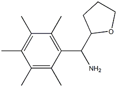 oxolan-2-yl(2,3,4,5,6-pentamethylphenyl)methanamine Struktur