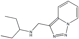 pentan-3-yl({[1,2,4]triazolo[3,4-a]pyridin-3-ylmethyl})amine Struktur