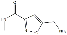 3-Isoxazolecarboxamide,  5-(aminomethyl)-N-methyl- Struktur