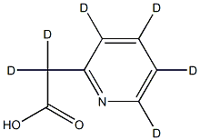 2-(Pyridin-2-yl)acetic Acid-d6 Struktur