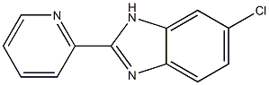 6-Chloro-2-pyridin-2-yl-1H-benzoimidazole Struktur