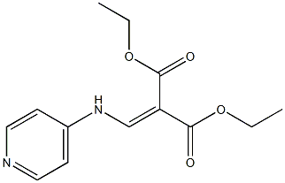 2-(Pyridin-4-ylaminomethylene)-malonic acid diethyl ester Struktur