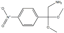 2,2-Dimethoxy-2-(4-nitro-phenyl)-ethylamine Struktur