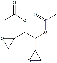 [2-acetyloxy-1,2-bis(oxiran-2-yl)ethyl] acetate Struktur