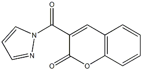 3-(1H-pyrazol-1-ylcarbonyl)-2H-chromen-2-one Struktur