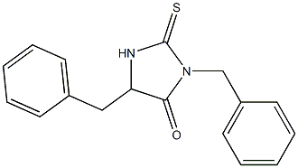 3,5-dibenzyl-2-thioxo-4-imidazolidinone Struktur