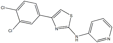 N-[4-(3,4-dichlorophenyl)-1,3-thiazol-2-yl]-N-(3-pyridinyl)amine Struktur