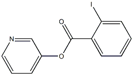 3-pyridinyl 2-iodobenzoate Struktur