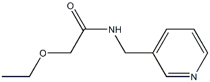 2-ethoxy-N-(3-pyridinylmethyl)acetamide Struktur