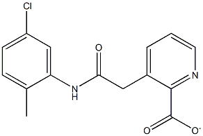 2-(5-chloro-2-methylanilino)-2-oxoethyl2-pyridinecarboxylate Struktur