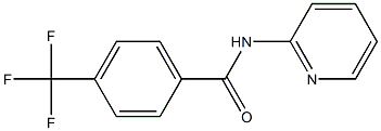 N-(2-pyridinyl)-4-(trifluoromethyl)benzamide Struktur