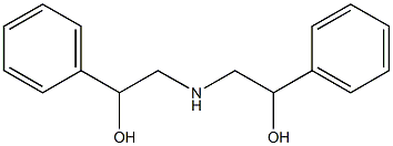 2-[(2-hydroxy-2-phenylethyl)amino]-1-phenylethanol Struktur