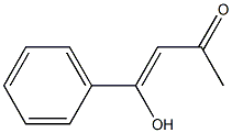 4-hydroxy-4-phenyl-3-buten-2-one Struktur