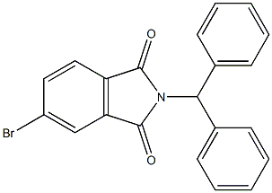 2-benzhydryl-5-bromo-1H-isoindole-1,3(2H)-dione Struktur