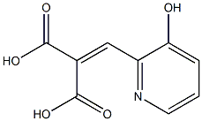 2-[(3-hydroxy-2-pyridinyl)methylene]malonic acid Struktur