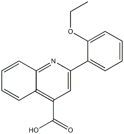 2-(2-ethoxyphenyl)-4-quinolinecarboxylic acid Struktur