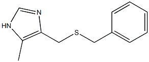 4-[(benzylsulfanyl)methyl]-5-methyl-1H-imidazole Struktur