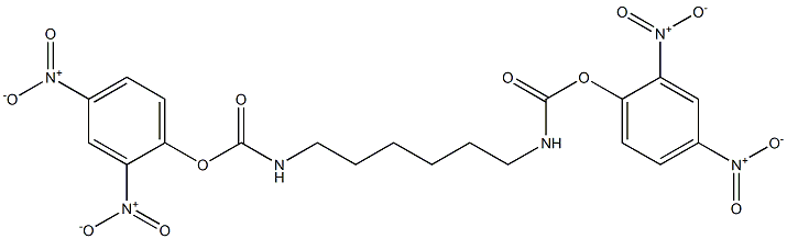 2,4-bisnitrophenyl 6-[({2,4-bisnitrophenoxy}carbonyl)amino]hexylcarbamate Struktur