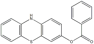 10H-phenothiazin-3-yl benzoate Struktur