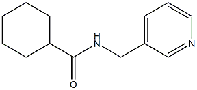 N-(3-pyridinylmethyl)cyclohexanecarboxamide Struktur