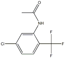 N-[5-chloro-2-(trifluoromethyl)phenyl]acetamide Struktur