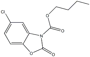 butyl 5-chloro-2-oxo-1,3-benzoxazole-3(2H)-carboxylate Struktur