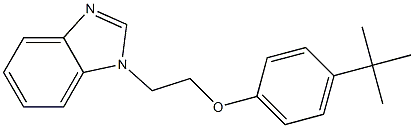 2-(1H-benzimidazol-1-yl)ethyl 4-tert-butylphenyl ether Struktur