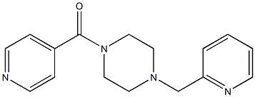 1-isonicotinoyl-4-(pyridin-2-ylmethyl)piperazine Struktur