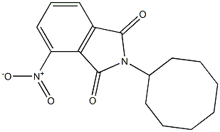 2-cyclooctyl-4-nitro-1H-isoindole-1,3(2H)-dione Struktur